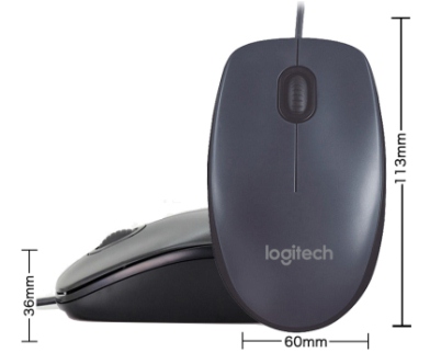 Logitech M90 USB Grey