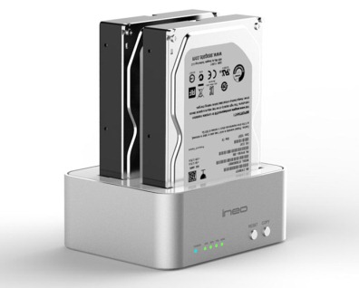 Ineo Dual-Disc 2.5/3.5 USB3.0 Docking Station